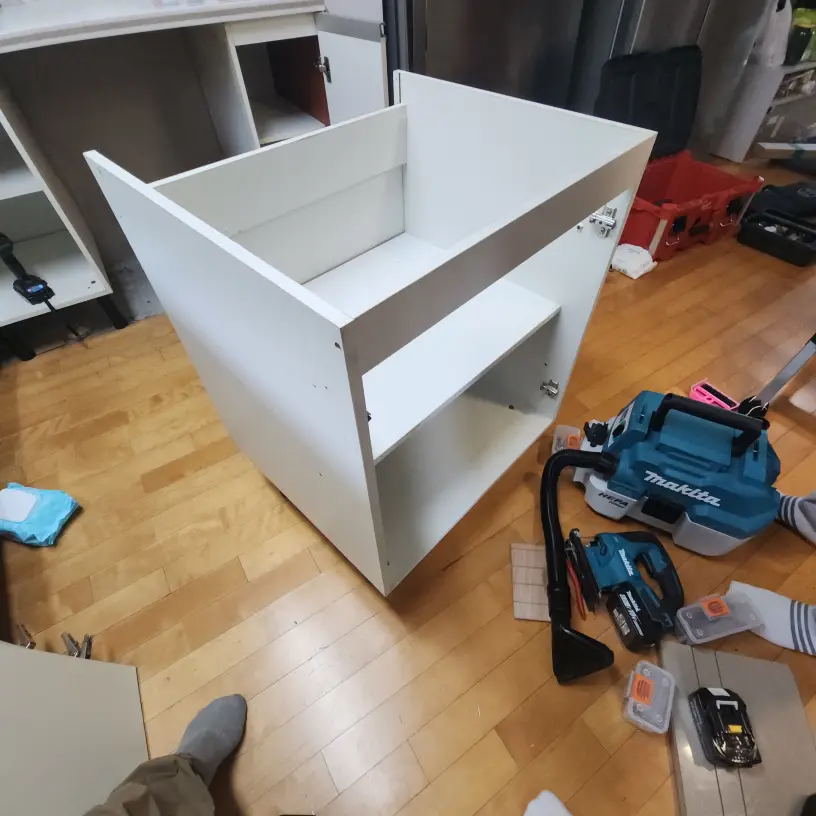 식기세척기 자리 없어 싱크대 시공 사진 18