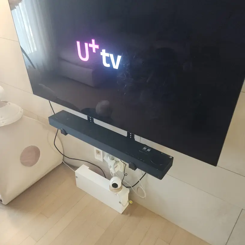 무타공 벽걸이 TV 사운드바 설치 방법 알려드려요 — 시공 후