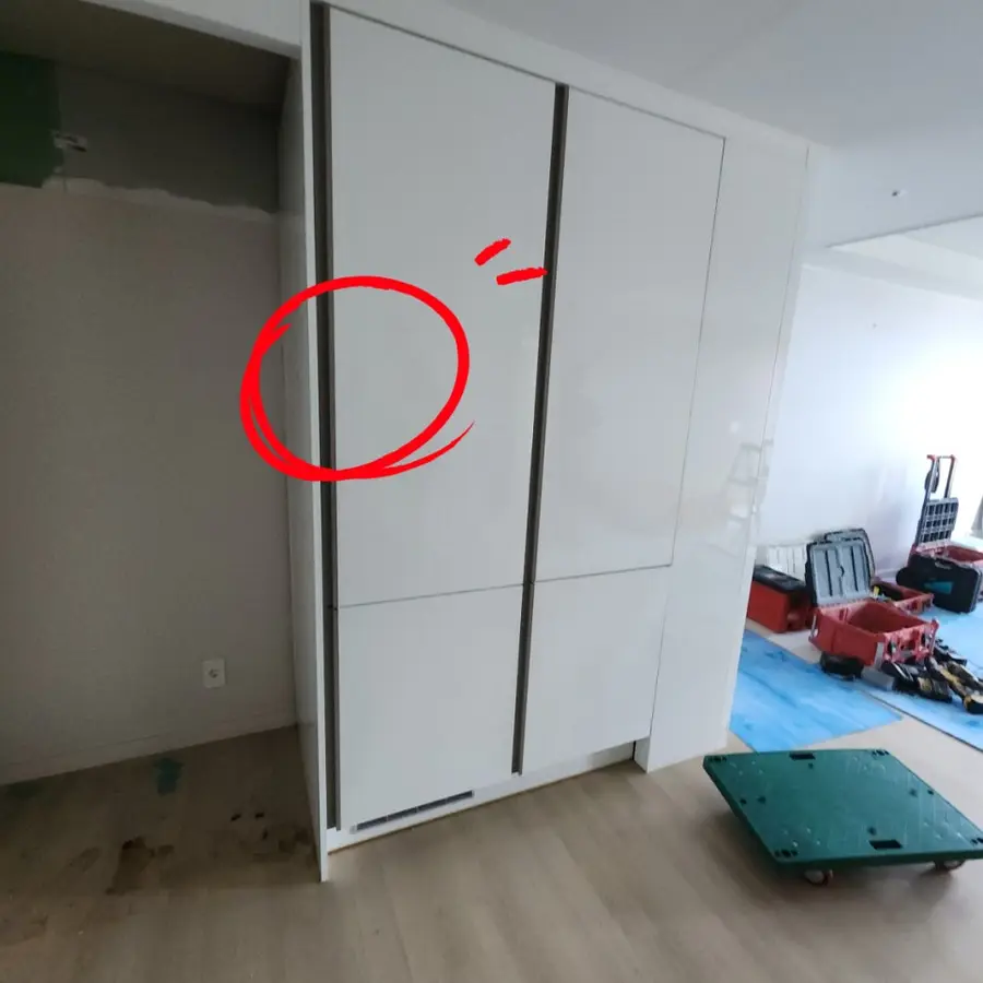 빌트인 냉장고 철거 안양시 시공 사진 3