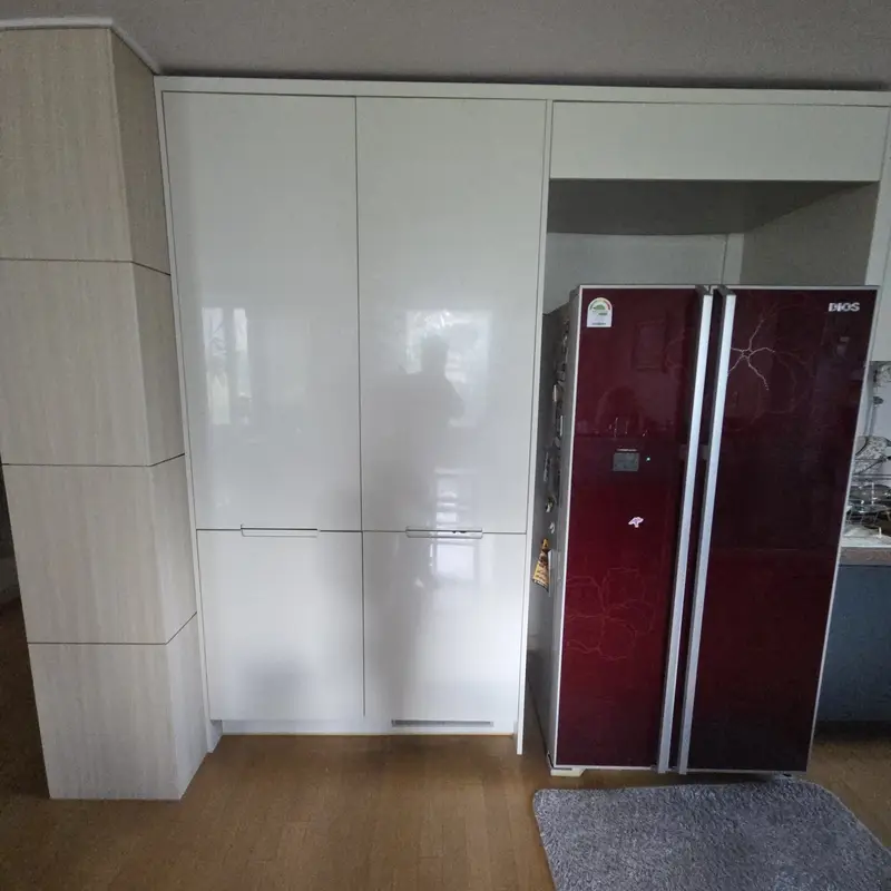 송파 빌트인콤비냉장고문 짝수리 파손 경첩교체설치 서울시 — 시공 후