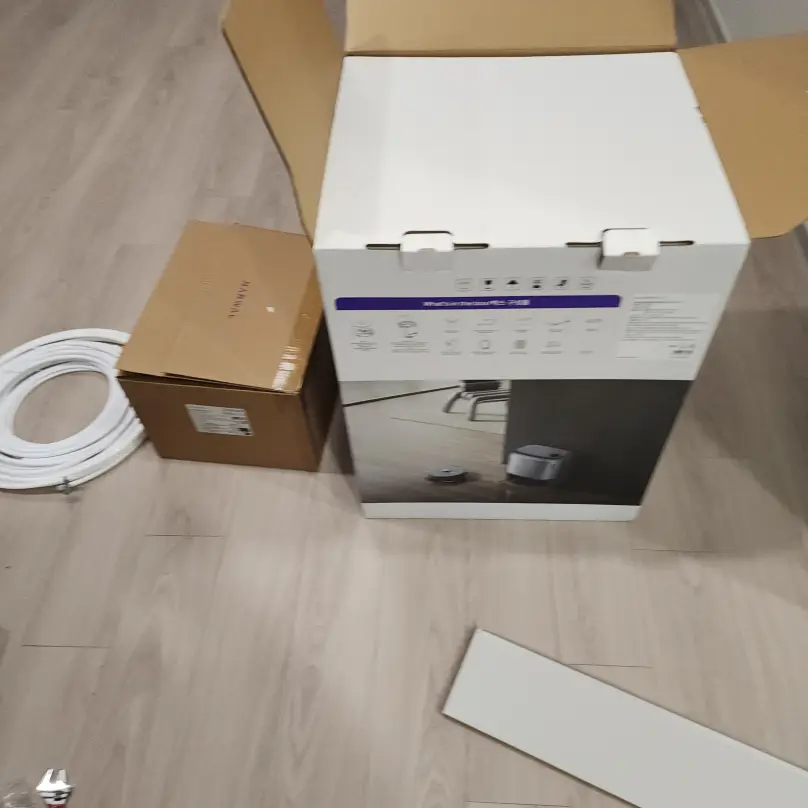 냉장고장 로봇청소기 직배수 시공 나르왈프레오Z 시공 사진 3