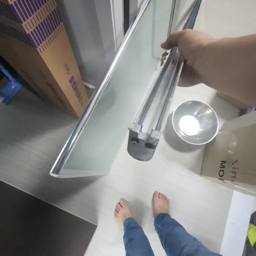 서초 화장실 샤워부스 무힌지 도어봉 서초구 시공 사진 48