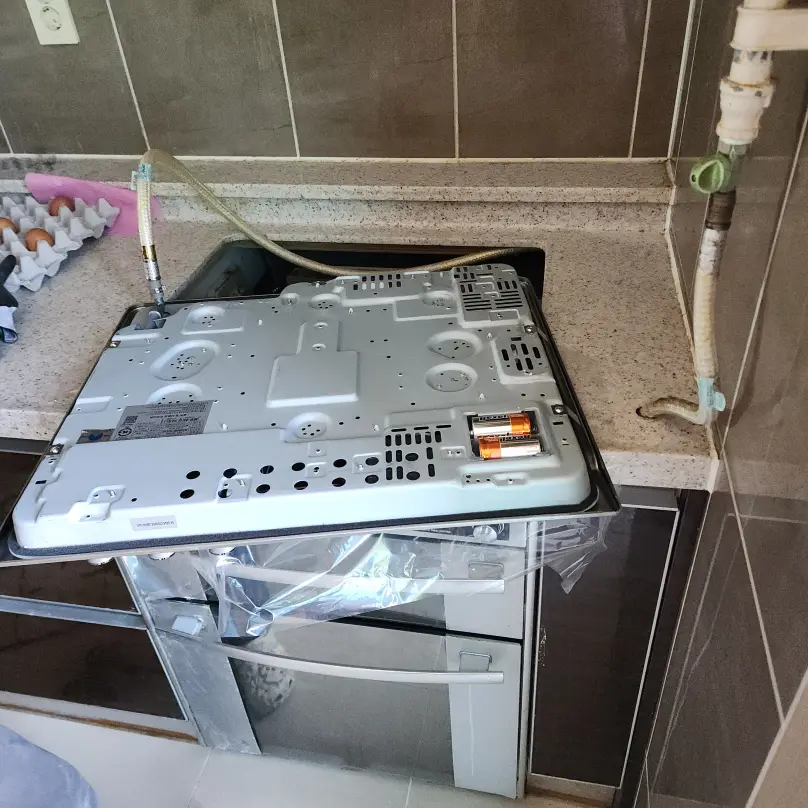 마포 일체형 가스렌지 철거 가스쿡탑만 — 시공 후